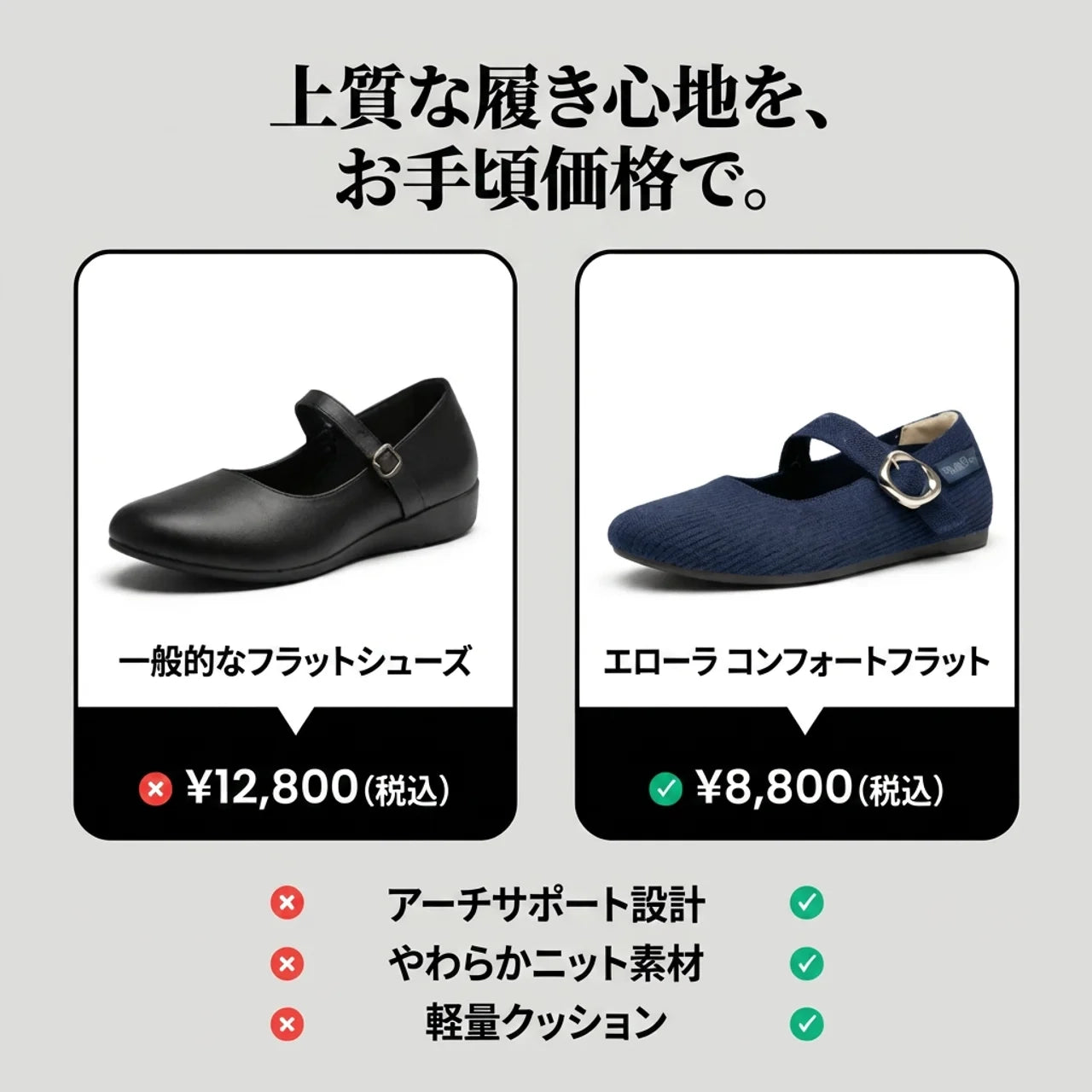 WideStep™ Elora Comfort Flat